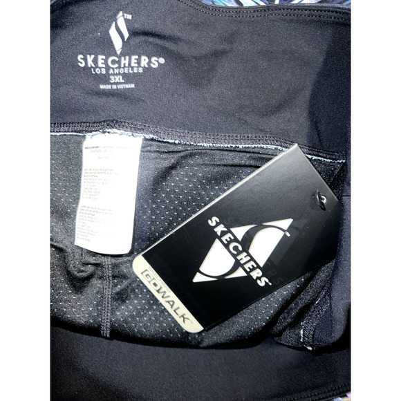 New SKECHERS Shorts GoFlex GoWalk Palm Breeze Printed High Waisted Skort Size 3X - Picture 5 of 5